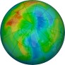 Arctic ozone map for 2023-11-29